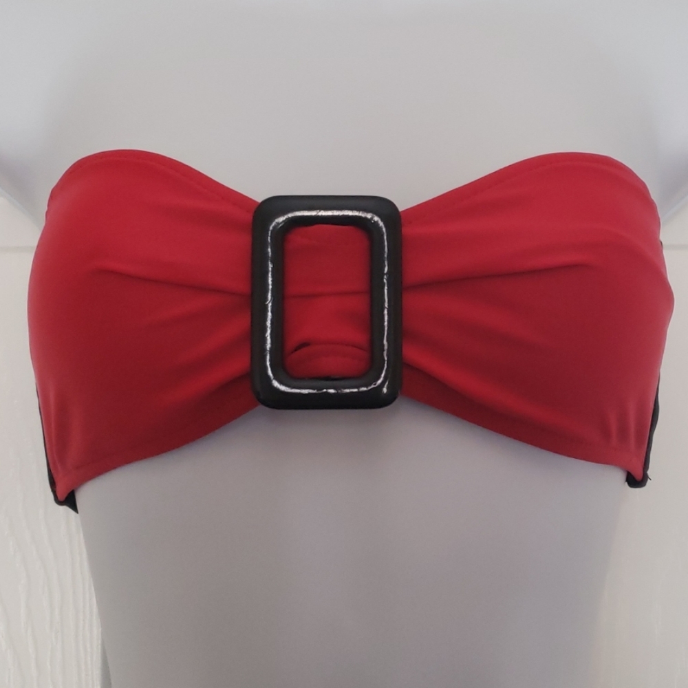 Pinkini Red top size - small